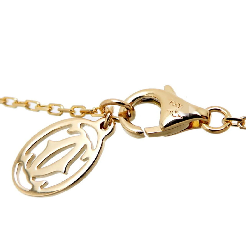 750 Yellow Amour Ladies Pre-Owned SM Necklace Diamond Gold Cartier 0.09ct (Good) B7215800