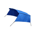 Bimini Top Blue Detachable Unique Side Blocks 4Bow Canvas Bargains With 8'Lx54"Hx67"-72"W