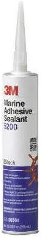 Adhesive 5200 12 Cartridge, Black, 1/10 PN06504, Sealant per 3MTM Gallon Marine case