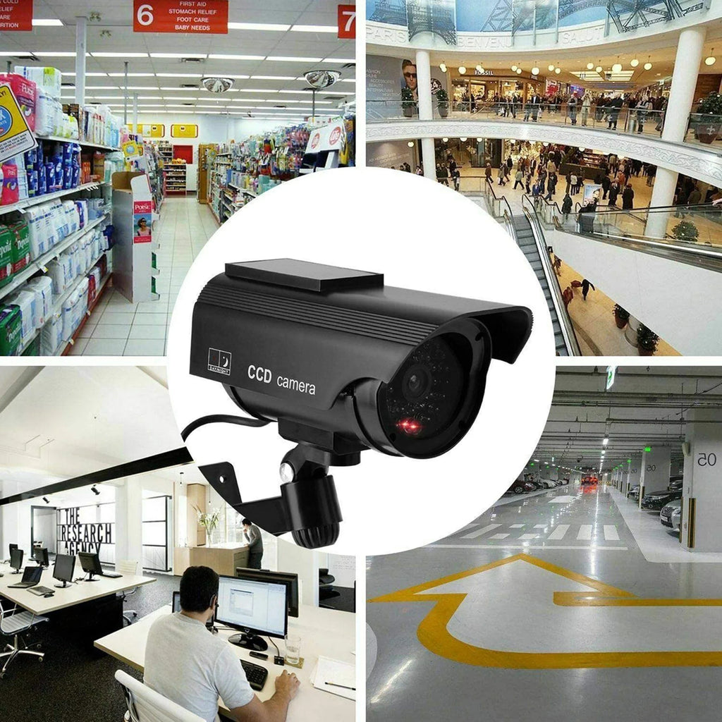 for Wall Indoor, Camera 360 Mounted Degree Monitor, Simulation Solar exterior Rotation Fake Power