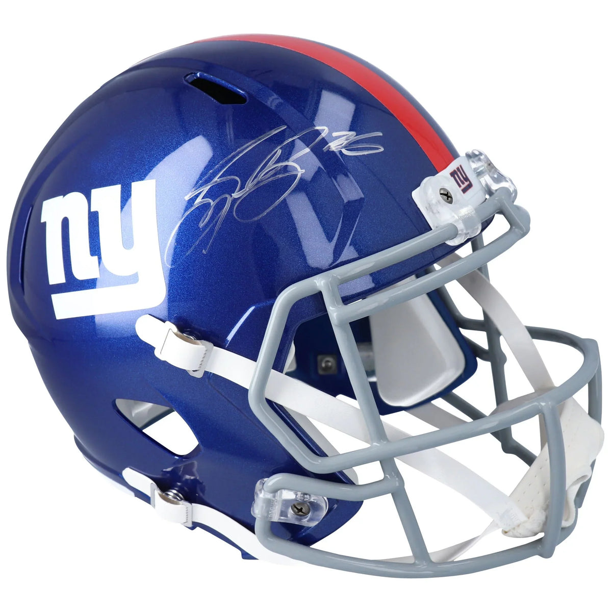 Saquon Autographed New York - Certified Fanatics Riddell Authentic Replica Speed Barkley Giants Helmet