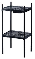 Adjustable Double Most Shelf, Black School Height LockerMate to Width Lockers, Fit Locker and