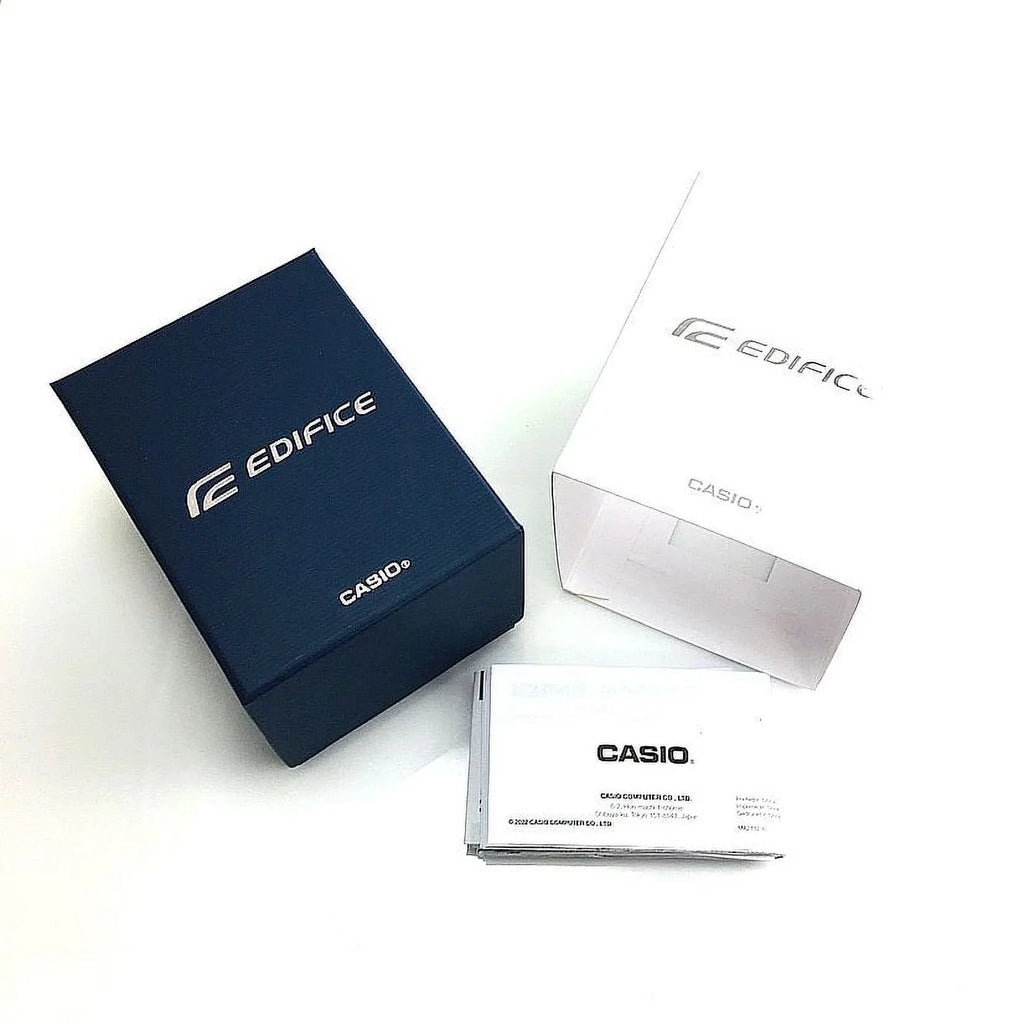 Chronograph Edifice Casio Watch Men's Steel Stainless Solar-Powered EQS-900DB-1AVCR