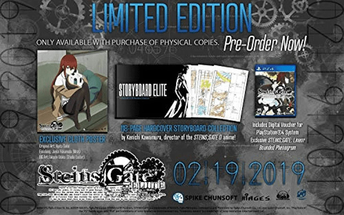 Edition ELITE: STEINS;GATE Limited - PlayStation 4