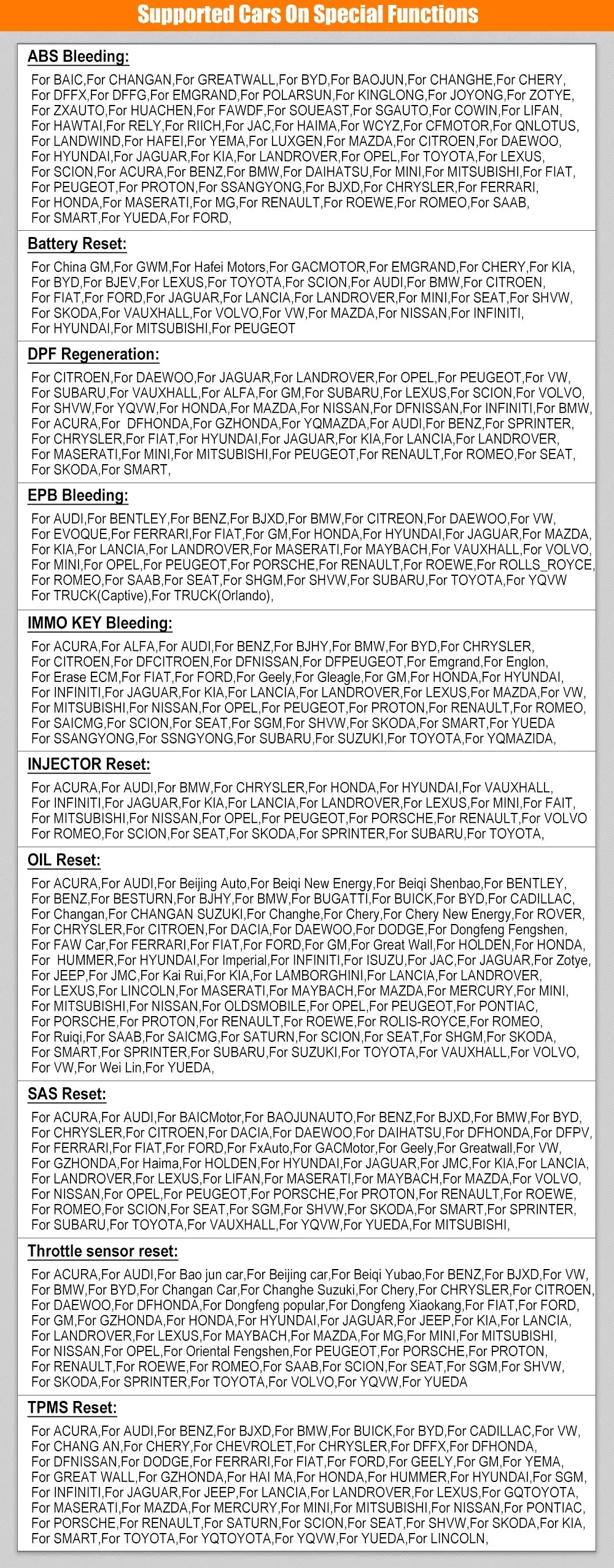 System Services OBD X6 Code Tool Tablet Automotive Scan ANCEL Car 10 Scan Reset Diagnostic All Bluetooth Scanner Live OBD2 Diagnostic Automotive Bi-direactional Auto Data Scanner VIN Car Reader EOBD