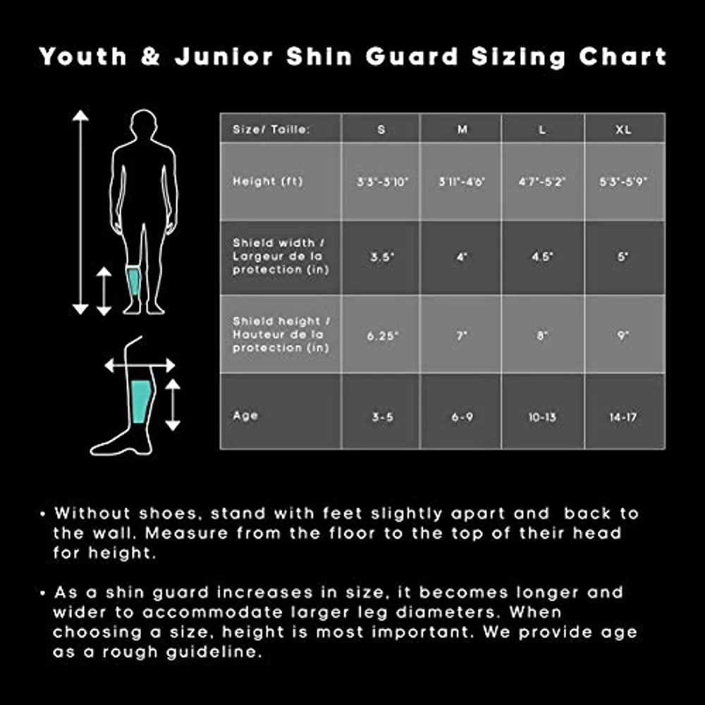 Youth Guard Sock Black