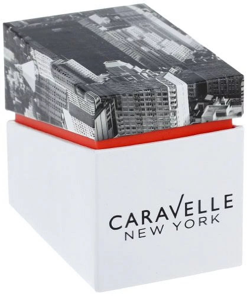 Caravelle Women's Brown Quartz Dial Movement: Rose-Tone Ny Steel