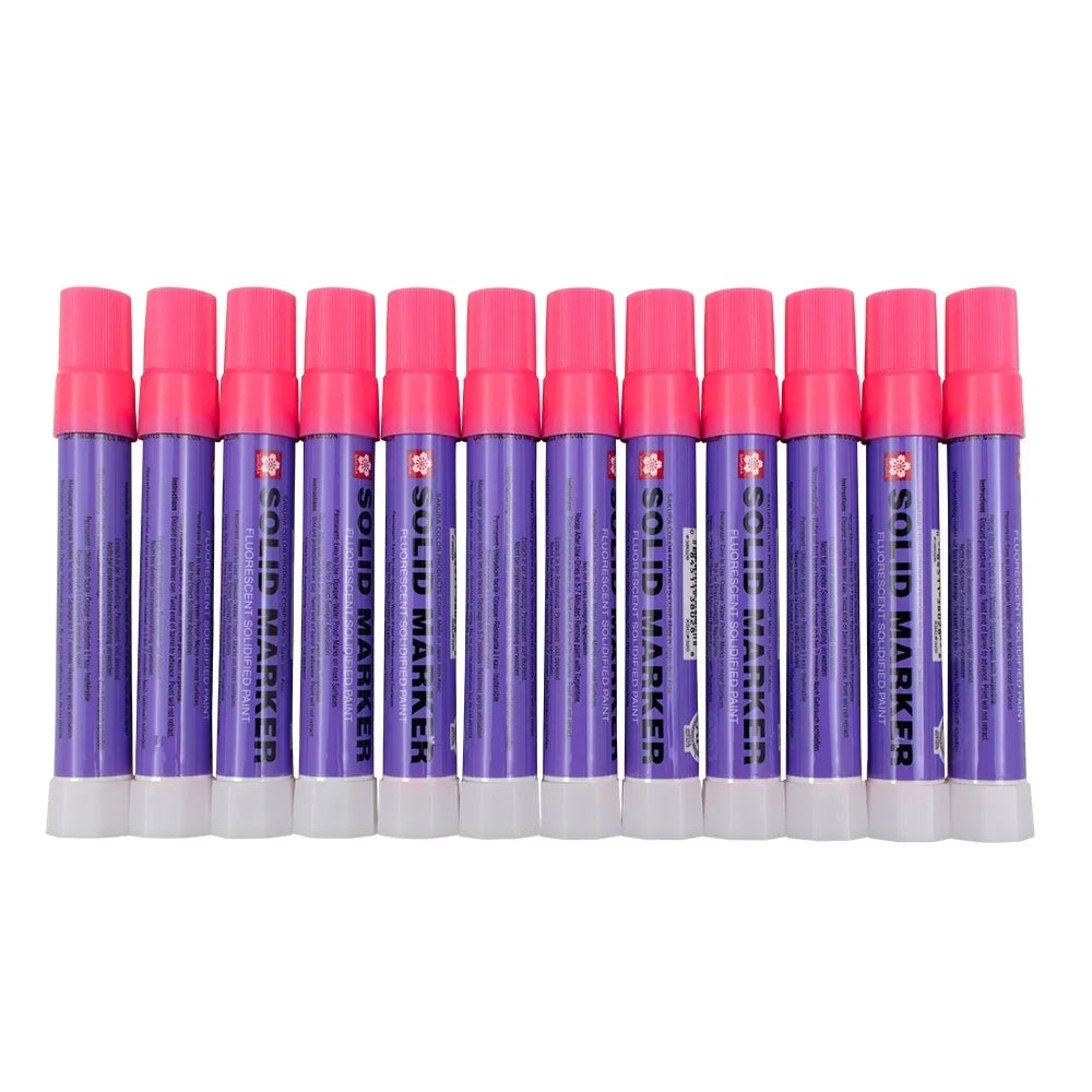 Auto Sakura Indoor Twist Markers Solid Pink 14F-392F Fluorescent for Piece 12 Up Various Dealer Set Art Car & Dozen Paint exterior Surfaces