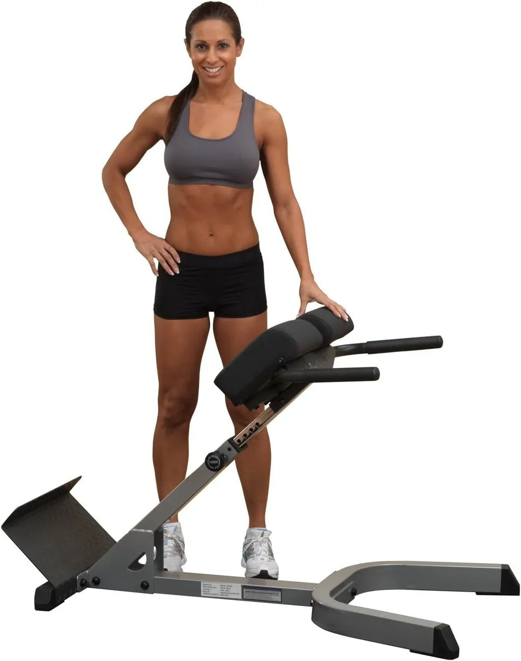 With - Thick Pads Hyperextension Gym 45 Degree Abdominal Adjustable Machine And Exercise For Back Bench & Support Home