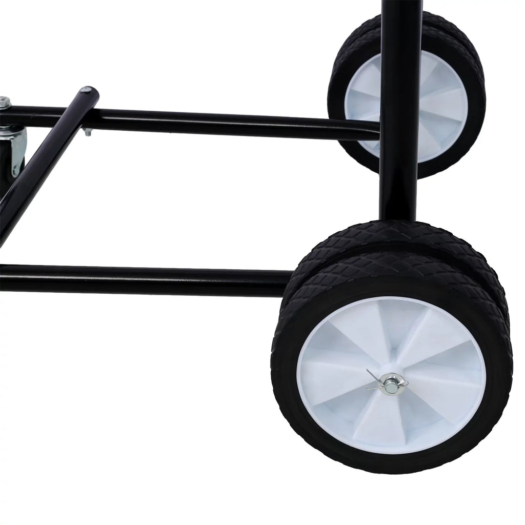 for Garage Perfect with Capacity, for Storage Outboard Easy 315lbs Boat and Wheels Mobility Motor Steel - Stand, Maintenance