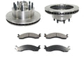 Compatible Pad Duty - Front 2005 E350 2001 Ceramic 2006 2007 Brake Super 2003 2002 1999 2004 with and 2000 Kit - Rotor