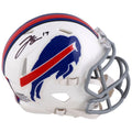 Mini Bills Josh Speed Allen Riddell Helmet Autographed Buffalo