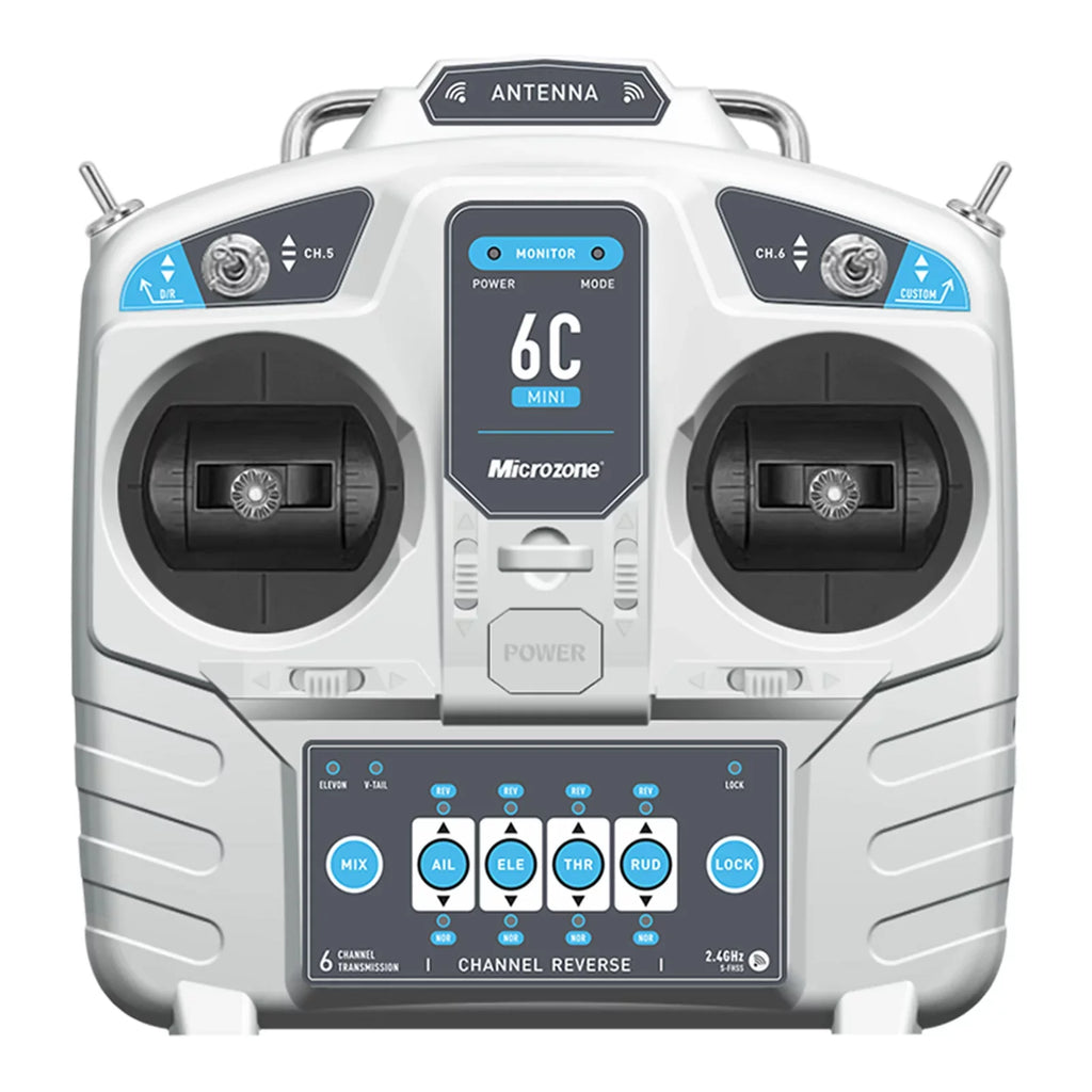 6CH for Controller Airplane Helicopter Multirotor 2 Drone Car Boat Mode Microzone RC Remote