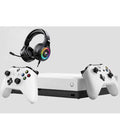Bundle Console 2 with White BOLT X Gaming Included New One Controller 1TB AXTION Like Xbox