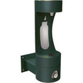 Level Refilling exterior Wall-Mount Pedestal liquid with Station, Evergreen Single Fountain