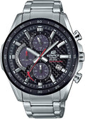Chronograph Edifice Casio Watch Men's Steel Stainless Solar-Powered EQS-900DB-1AVCR