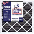 Actual | x | x Pleated 8 A/C | Filter Furnace Filter USA 4-PACK .75" 13.5 Filters MERV Air dimension: MADE Carbon IN 24.5 King HVAC 14x25x1 |