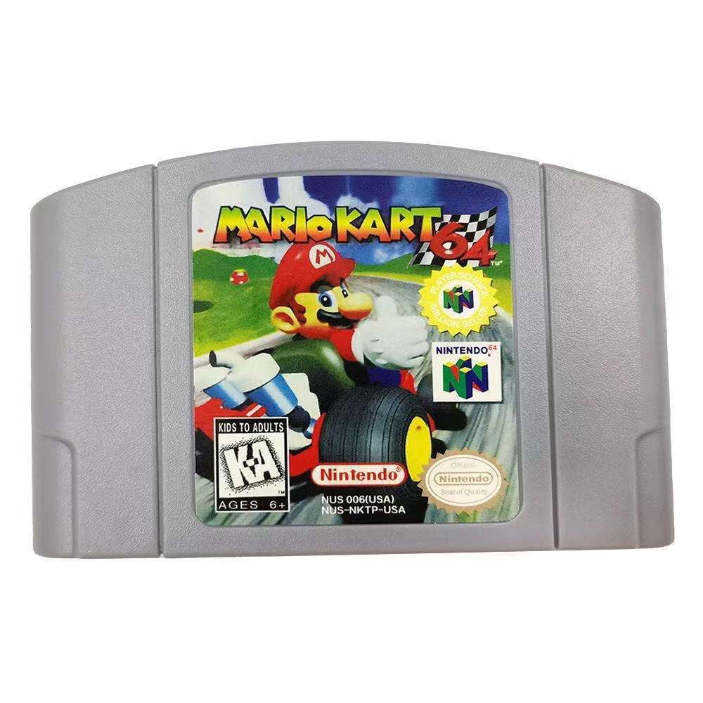 Brand Video Card - Mario 64 Nintendo N64 Kart Game for New