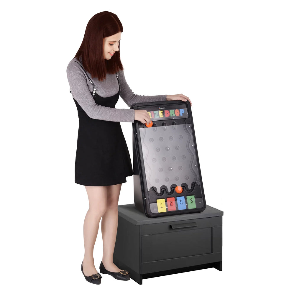 Disk Tradeshow Drop Pucks Board 25" WinSpin Drop Game w/20 Prize Home