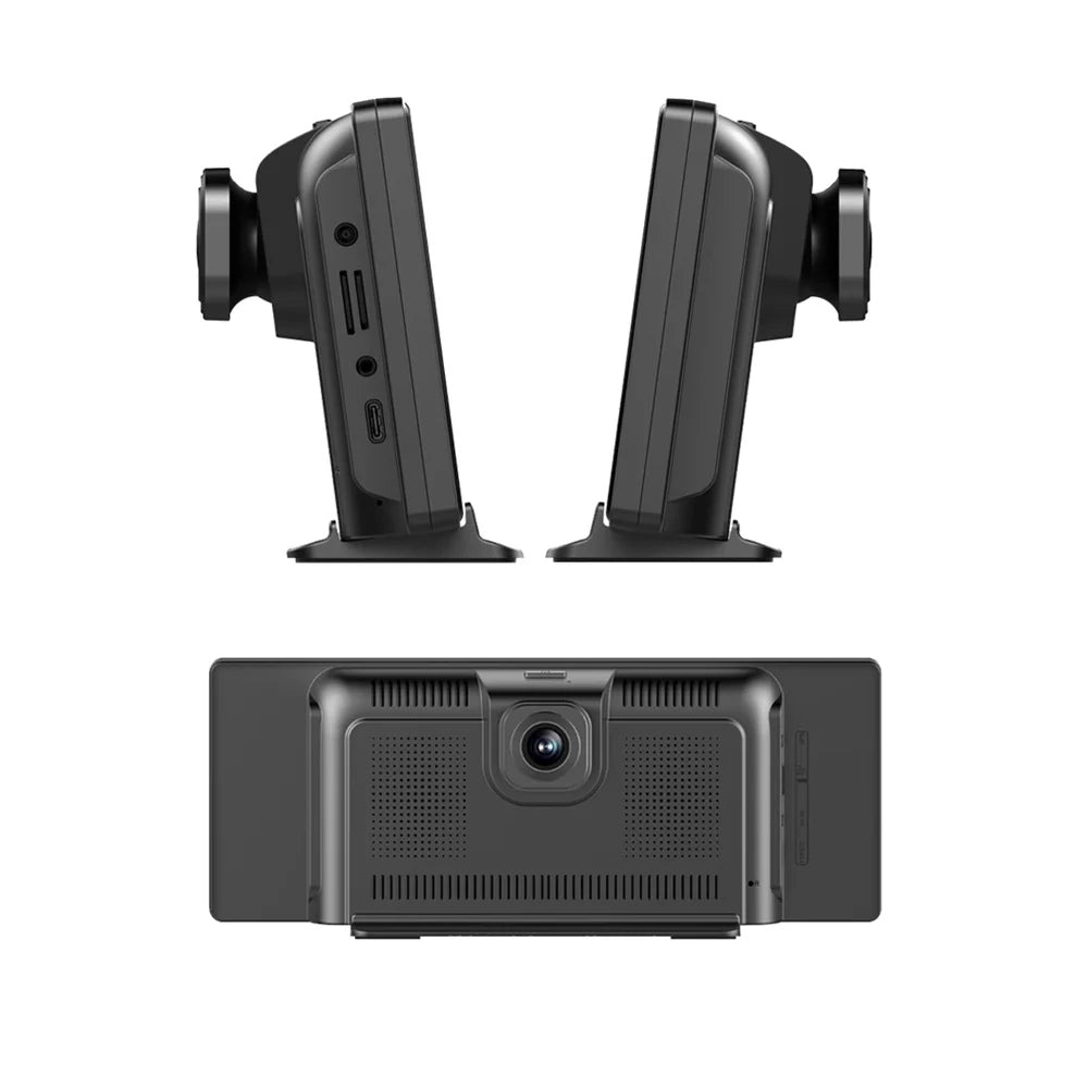 Walmeck Inch 10.0 Navigation DVR Camera Android Dashcam Car Dual 10.26 GPS