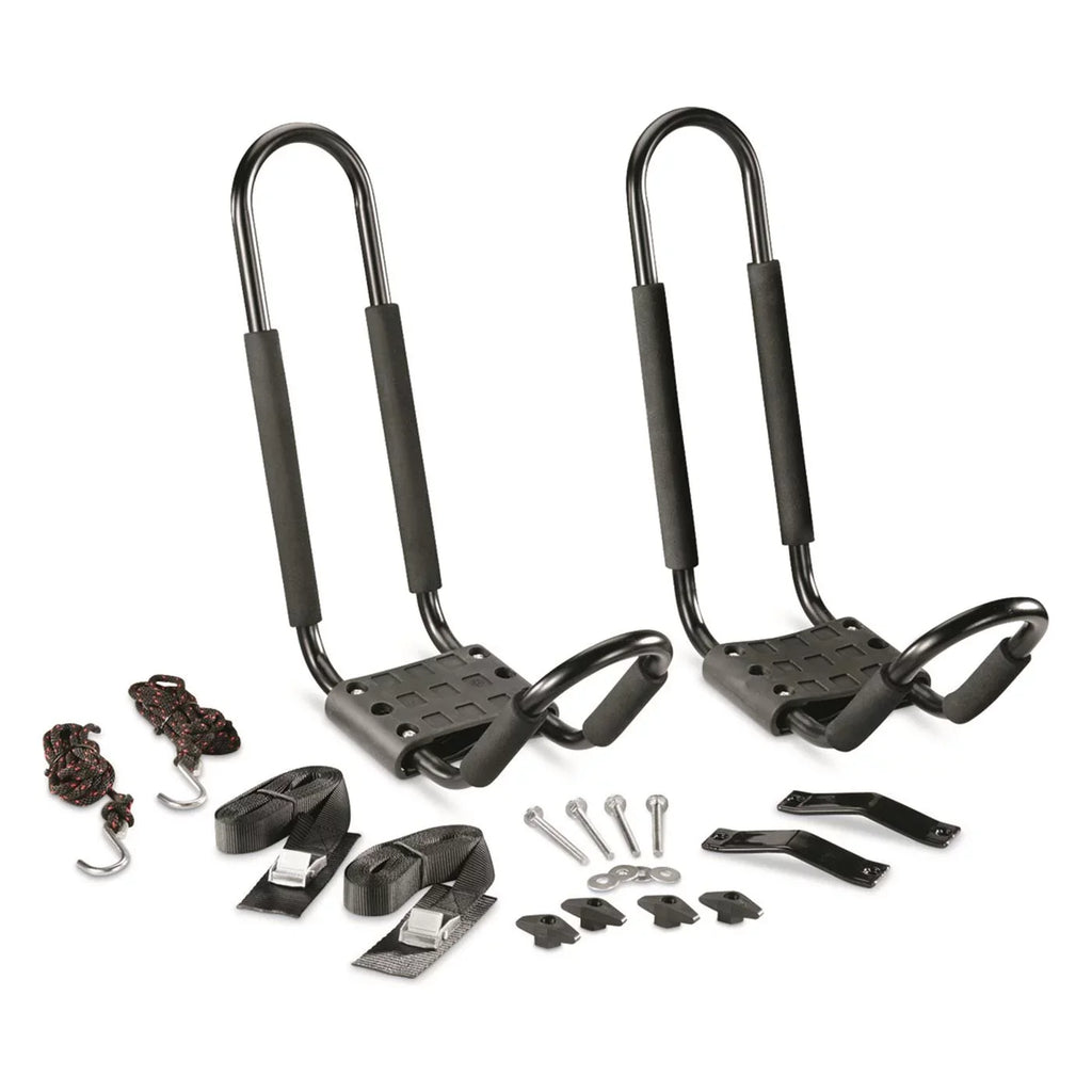 Kayak Rack, Universal Canoe Carrier, Guide Roof Gear Cargo Car Top J-bar