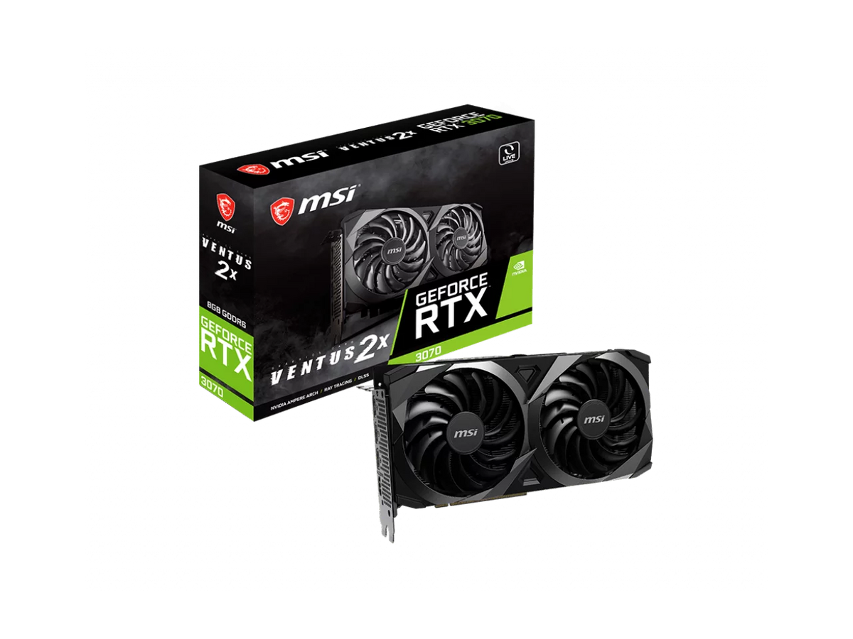 4.0 GDDR6 2X 8GB Ventus 8G LHR Video RTX RTX ATX Card MSI 3070 PCI Express VENTUS GeForce 3070