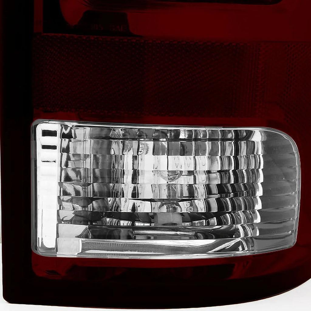 AKKON 2500 Lamp 1500 10-18 Smoked For | Red Ram Brake Dodge Smoke 2009-2018 3500 - Ram Taillights + LED 3Rd