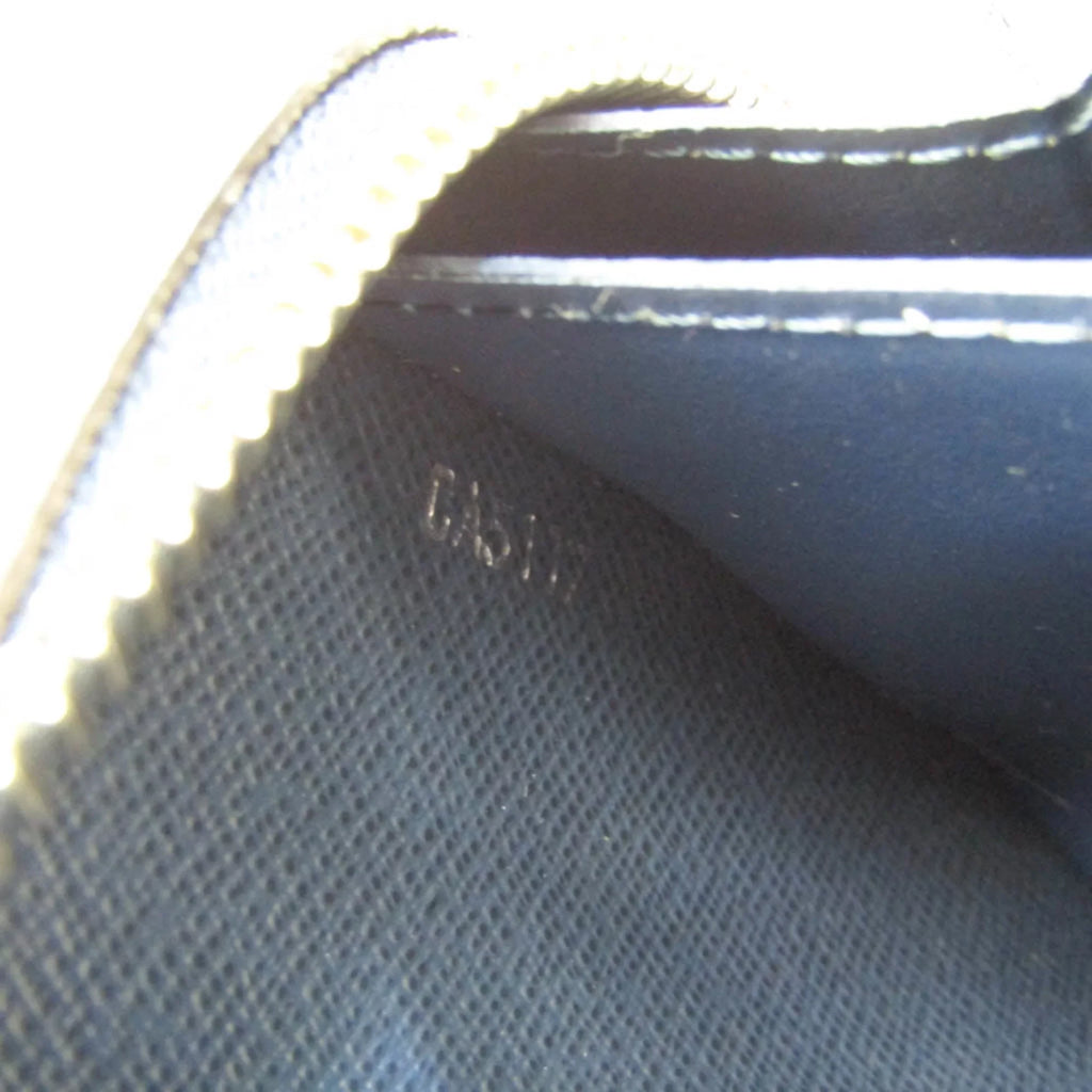 Men's Leather Taiga Wallet XL Blue Taiga (Good) Pre-Owned M64019 Zippy (bi-fold) Long Navy