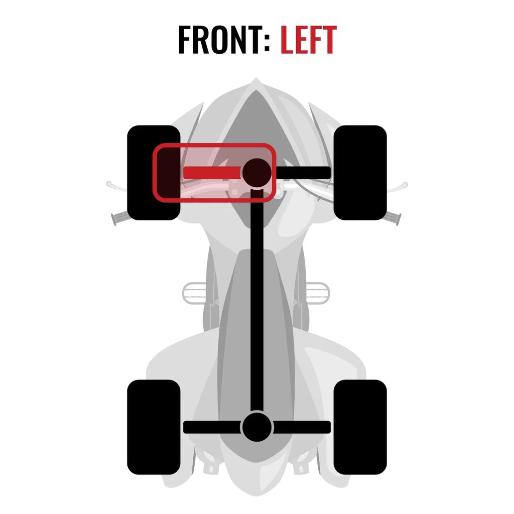 XT 1000 4X4 Can-Am Maverick Sixity 2015 Left Axle with Front DPS - XDS compatible