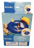 Toy Swim Sun Sky liquid & Shape Ring Float Pool TOUCAN