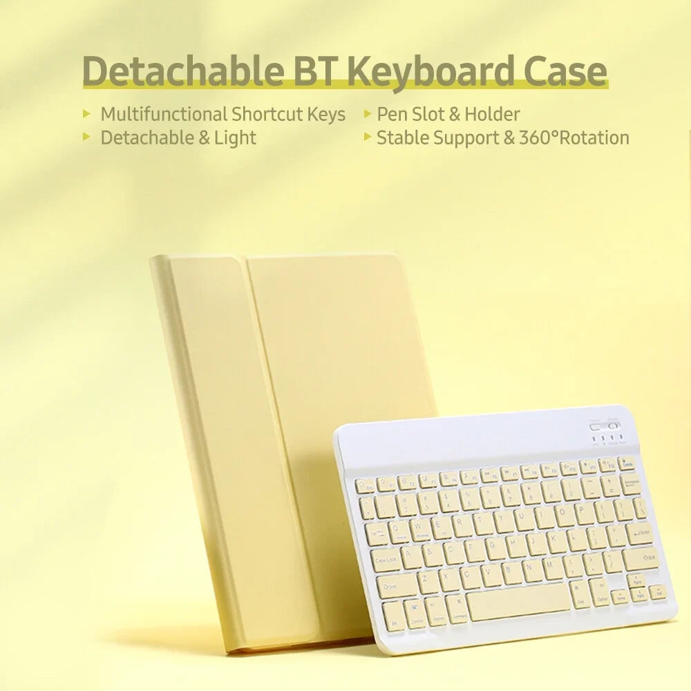 2019/ with Case Detachable 10.2 10.5 with Compatible iPad Air3 Slot iPad Pro Elastic Green Pen BT 10.5/ 2020 Keyboard
