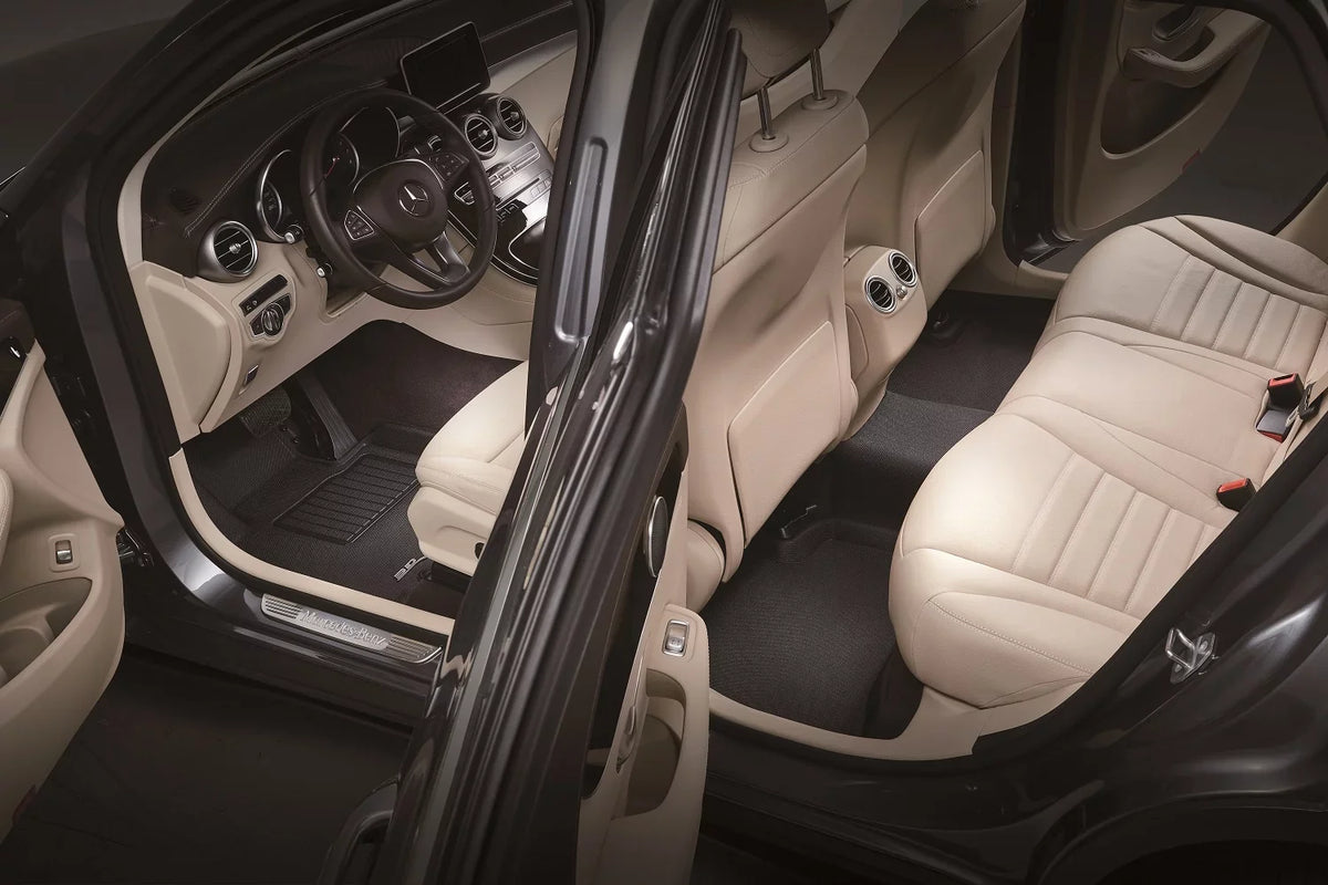 Floor Mat Full 3D MAXpider (BLACK) - KAGU 2016-2023 CX-9 Set with compatible MAZDA