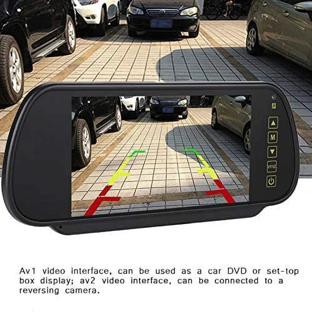 Rear Car View for Parking Inch Screen Bileeko Monitor 7 Mirror Vehicle LCD