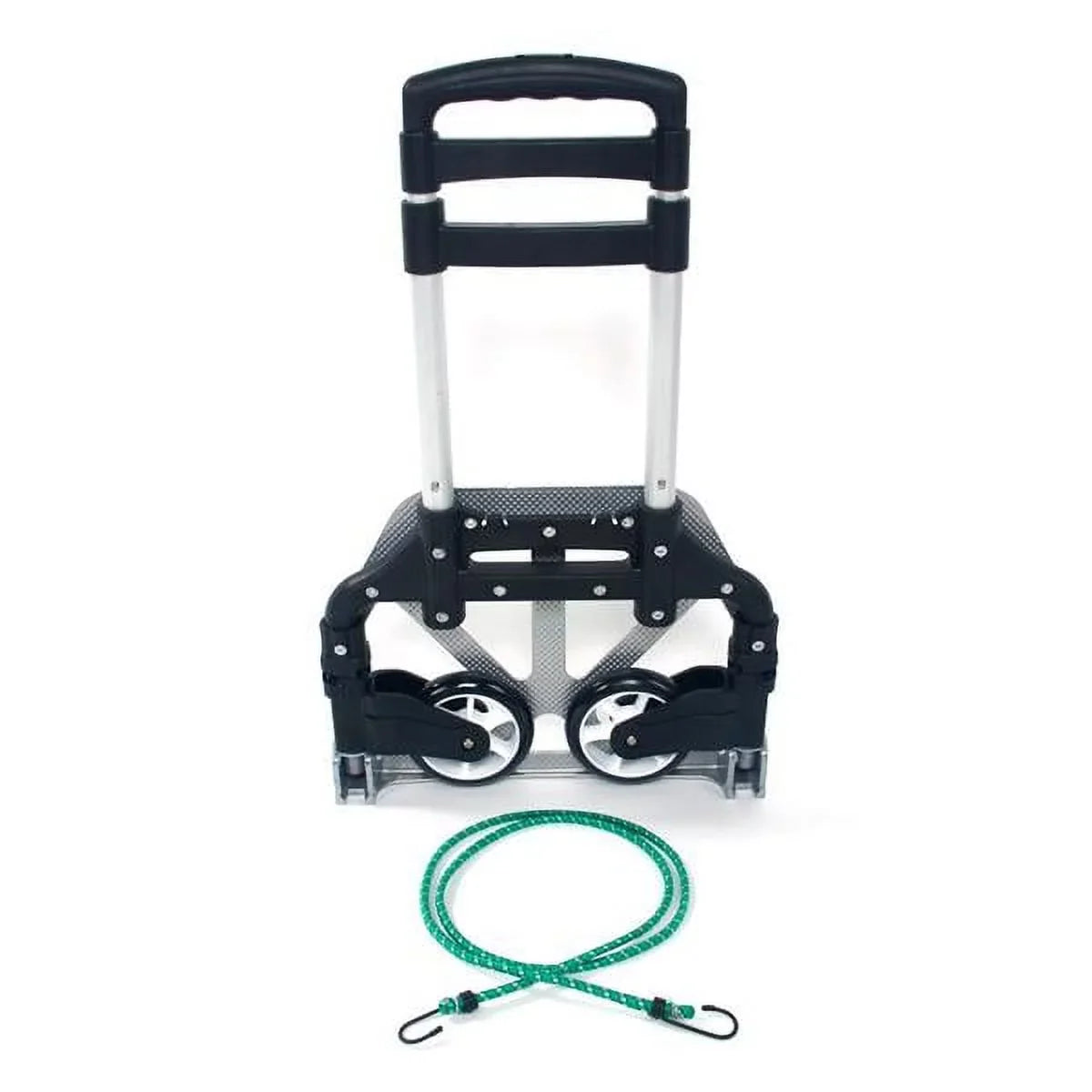telescopic Trolley black trolley Folding Portable foldable Cart Aluminum Black Truck Dolly cart Collapsible luggage Push Portable trolley