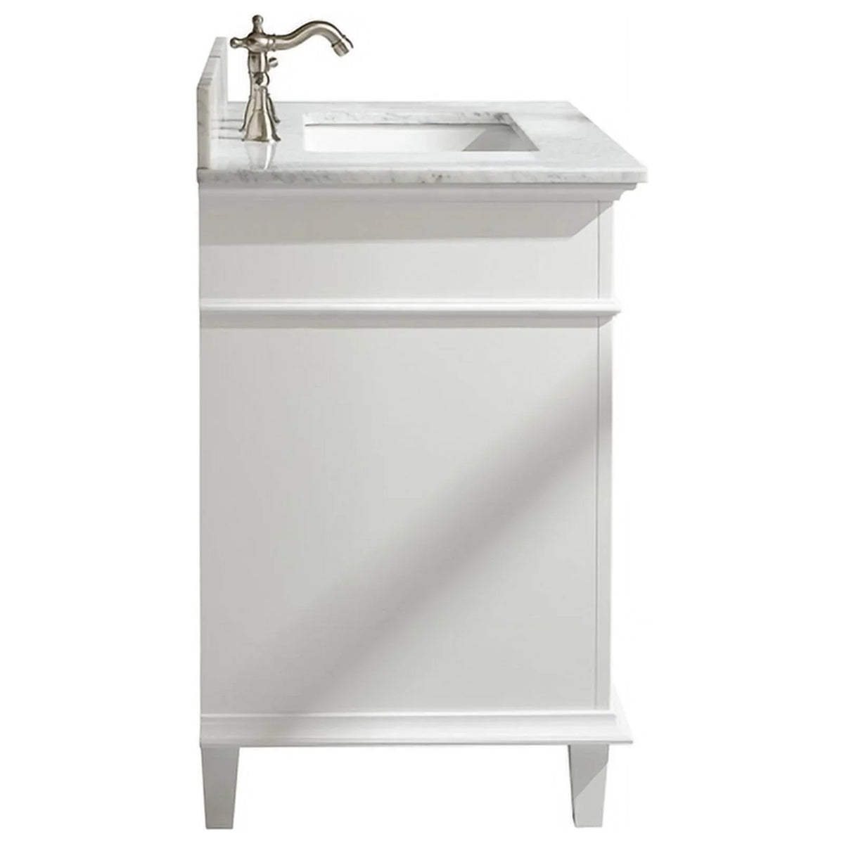 Vanity Wood in Sink Furniture Contemporary Legion White MDF/Veneer 30" Cabinet