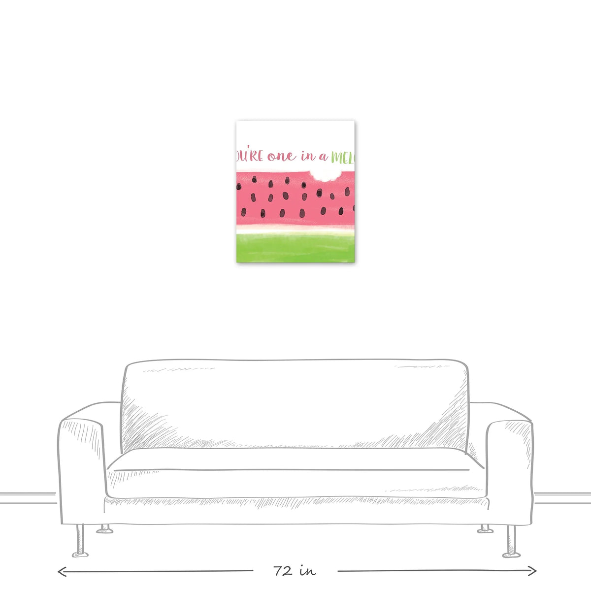 A 20x24 Products Melon One in Canvas Creative Wall Art