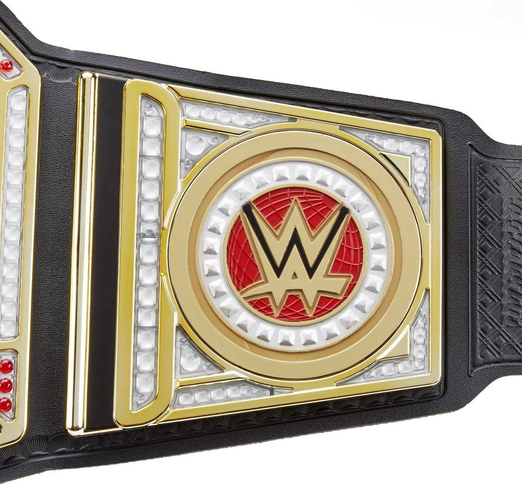 WWE with Showdown Metallic Sideplates Belt Title Role-Play Championship WWE Championship,