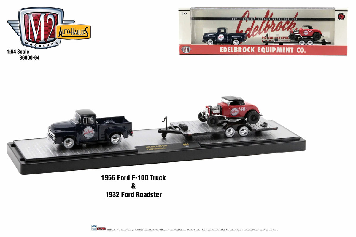 1932 Machines 64 Hauler M2 Auto F-100 & Roadster 1956 Truck