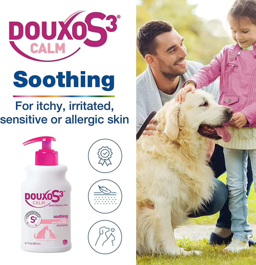 Cats and (200 with Shampoo Douxo S3 mL) Skin oz Allergic, Calm - Dogs For Itchy 6.7