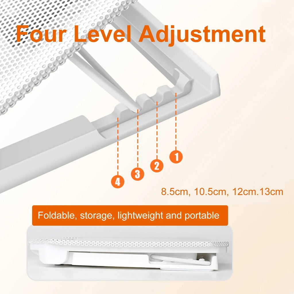 Htovila Fan, 10-15.6 Ports Strength Inch USB with Cooling 2 Laptop Adjustable and Fan