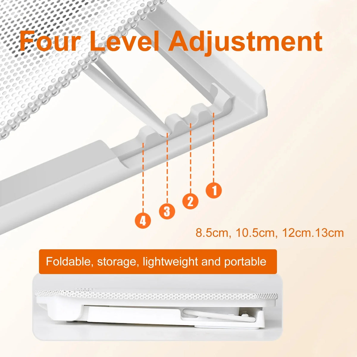 Htovila Fan, 10-15.6 Ports Strength Inch USB with Cooling 2 Laptop Adjustable and Fan