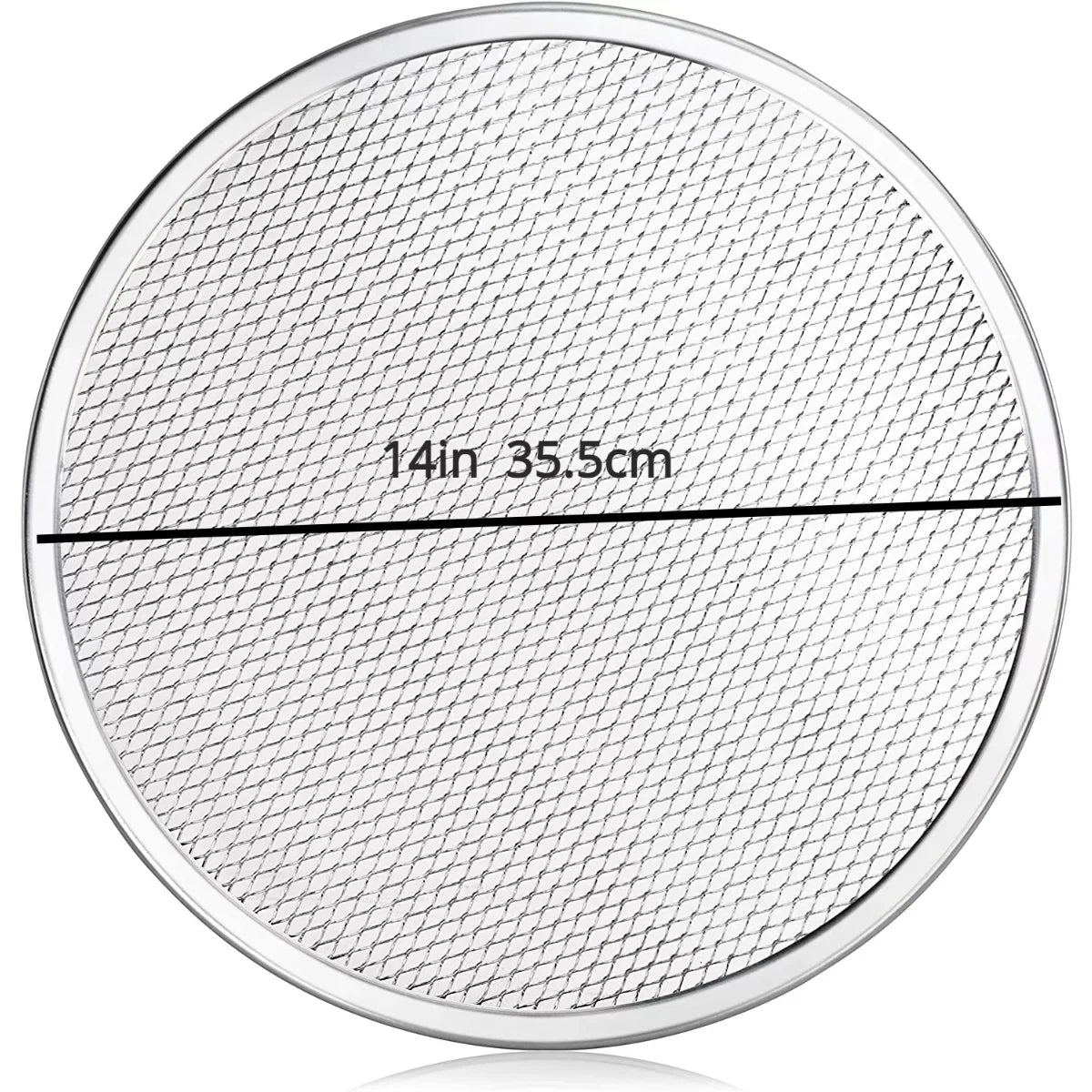 Bakes For Restaurants, Aluminum Baking Screen, 1pc, Pizza Seamless & Perfect Baking Kitchen Pizza Gadgets, & Evenly Aluminum Restaurant-Grade Bake Kitchen Pizza Shortens Pizzerias Time! Tools, Screen,