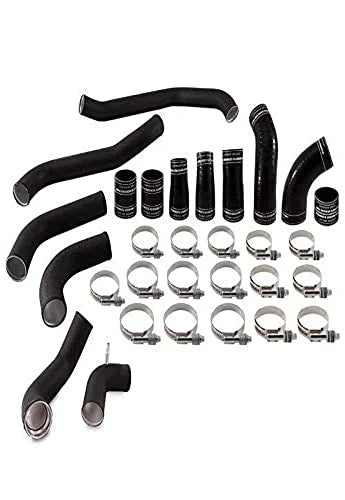 Compatible Pipe MMICP-F35T-17KWBK 2017+ Raptor Wrinkle Kit With Intercooler F-150 Black Mishimoto