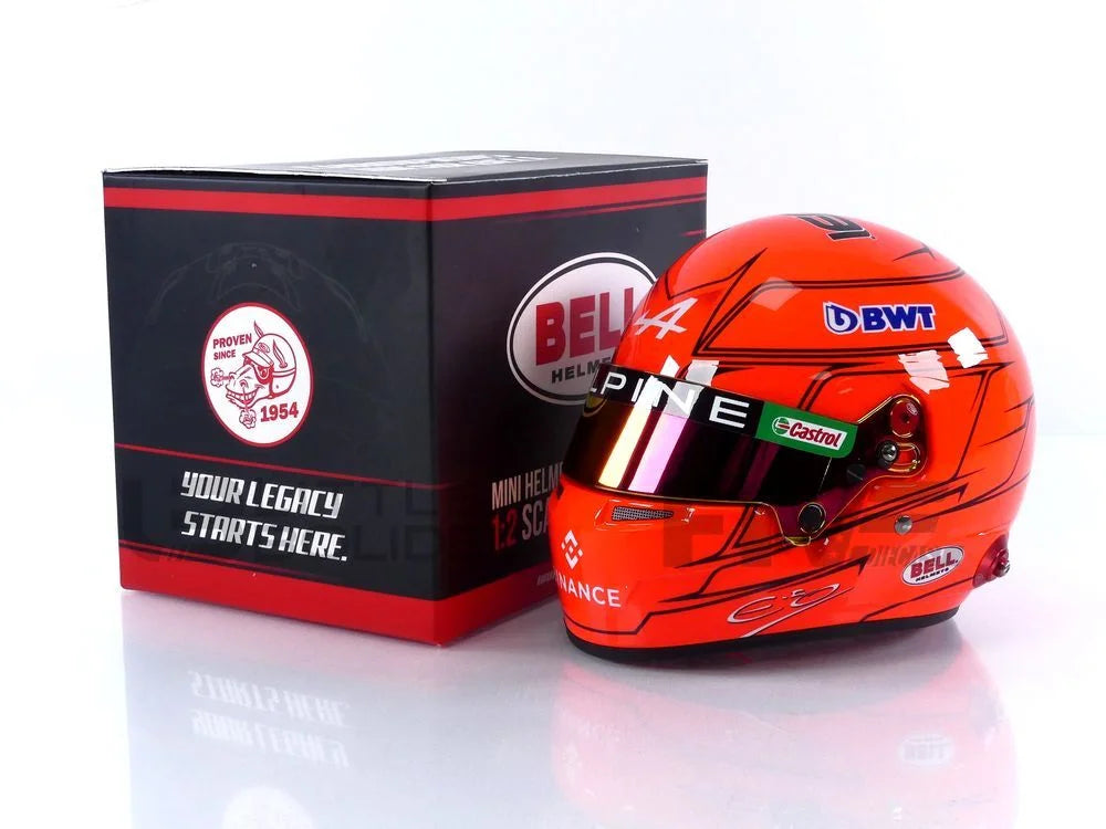 Esteban - 1/2 Ocon 2023 CASQUE - Alpine HELMET MINI