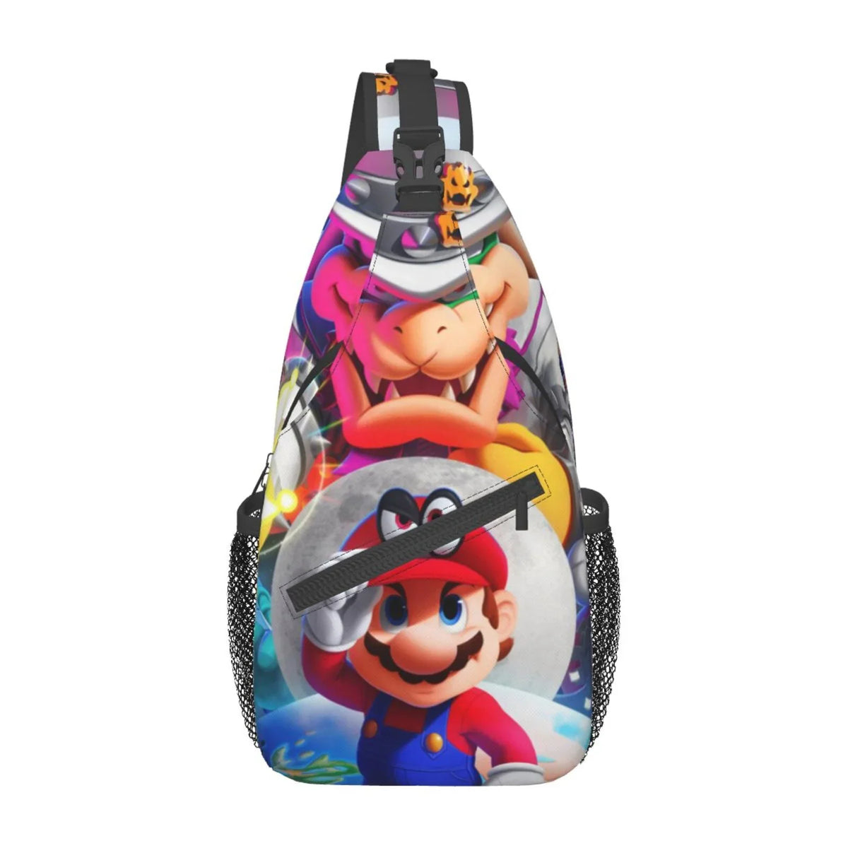 Unisex Bag Shoulder Daypack Super Mario Travel For Odyssey Bags Backpack Women Crossbody Chest Men Gifts Sling Hiking