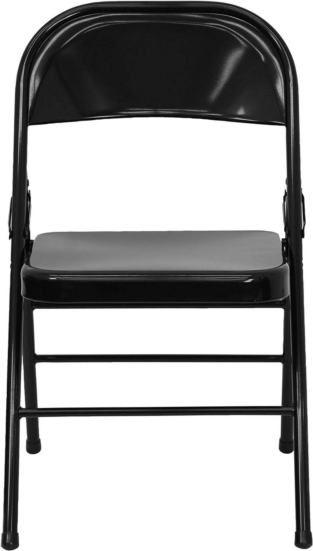 Series Double HERCULES Braced Hinged Black Chair Triple Folding Metal &