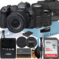 '+ + ZeeTech Memory + II RF 32GB + Lens EOS Camera 24-105mm with Mark Case EF Card Bundle Canon + 75-300mm SanDisk Mirrorless R6 Flash Accessory LED