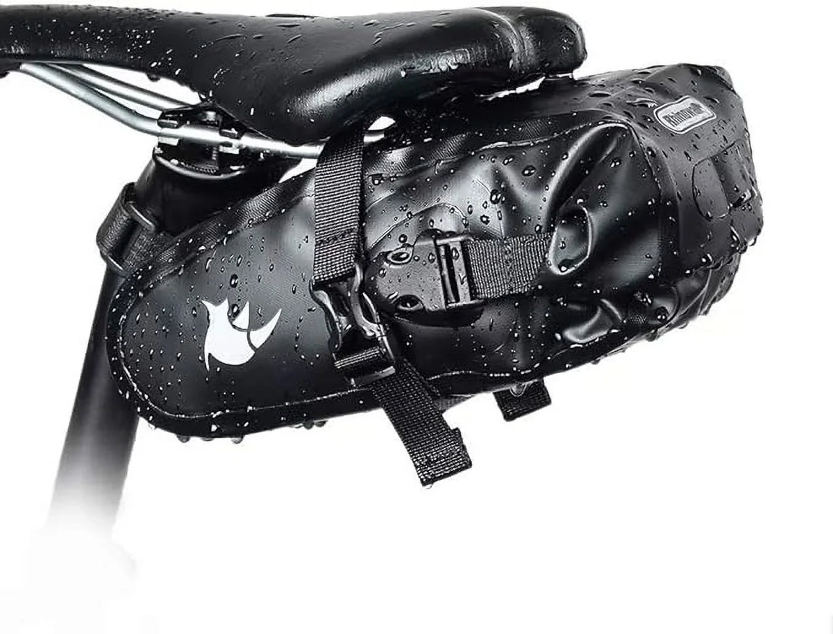 Portable Storage Cycling Seat Bag, Rhinowalk 1.5L Bicycle Bag Waterproof Bike Bag Road Mountain Bag Saddle