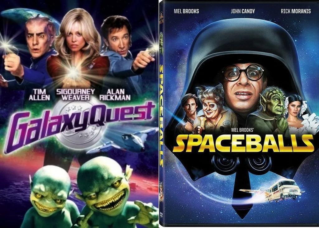 Double Sci-FI Movie Art Card Includes & Quest Feature Spaceballs Time Galaxy Comedy
