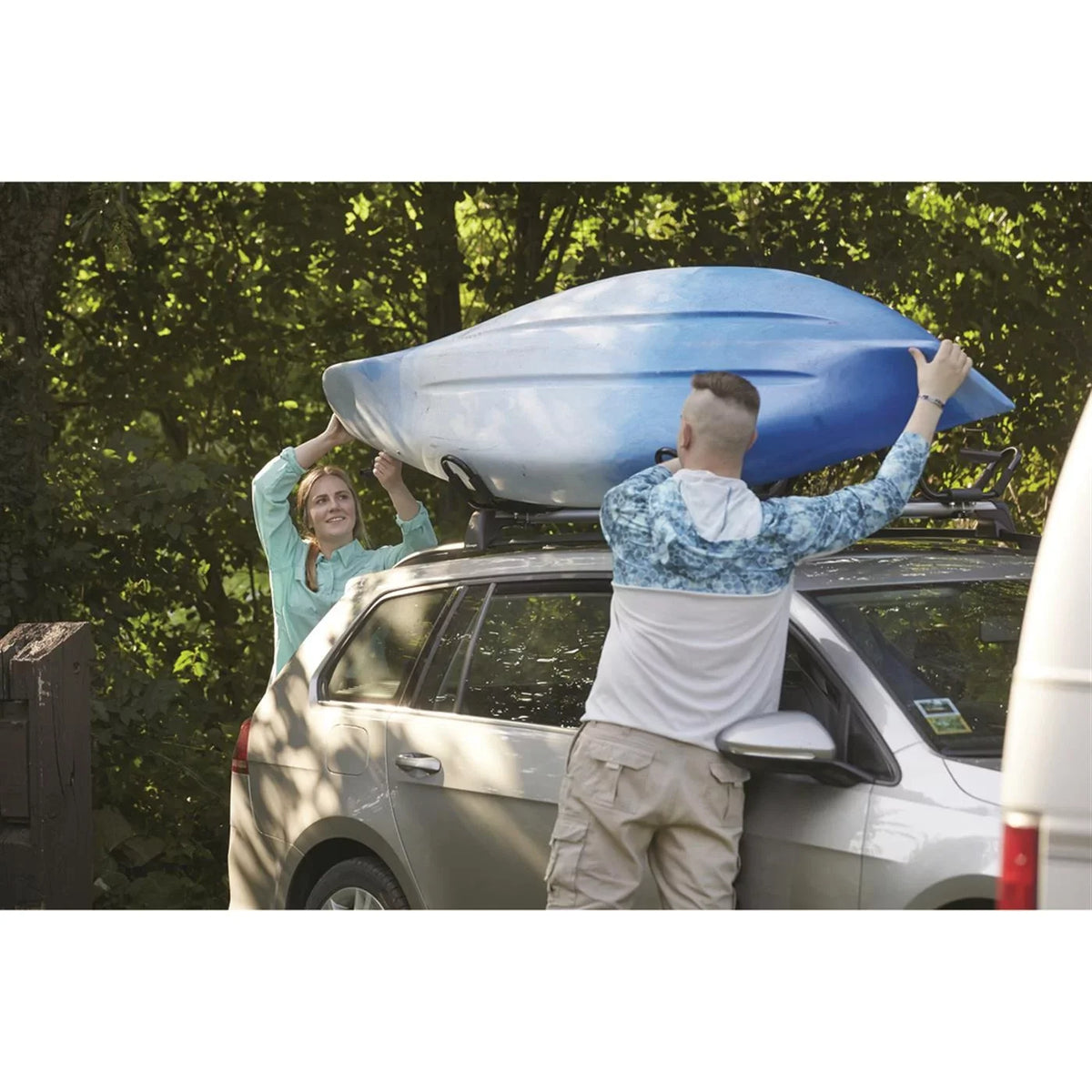 Kayak Rack, Universal Canoe Carrier, Guide Roof Gear Cargo Car Top J-bar